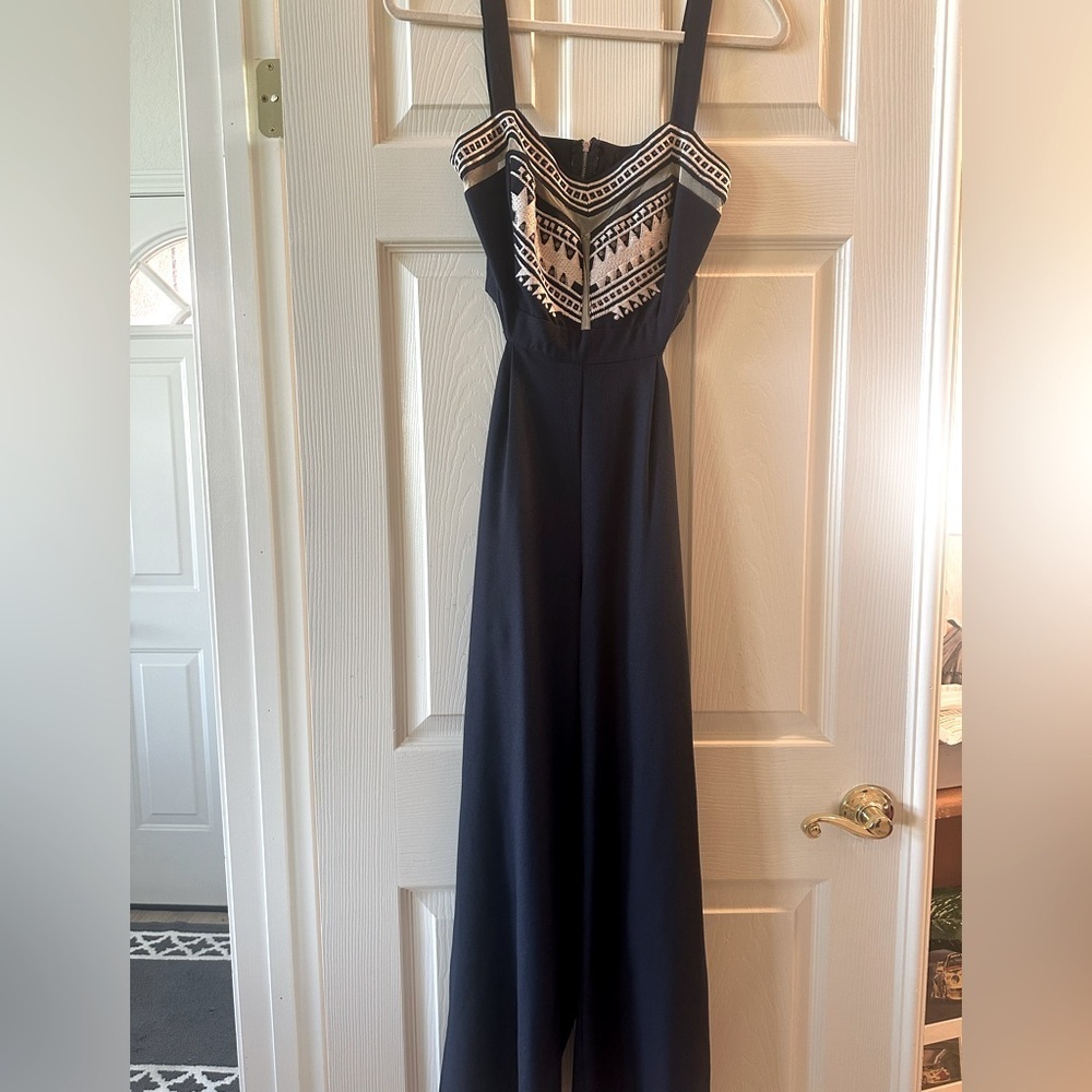 Navy Jumpsuit​​​​​ - Picture 3 of 7
